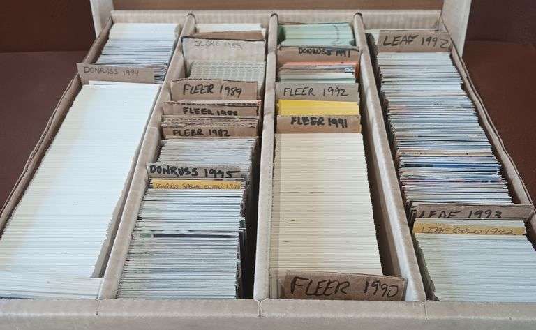 Thousands of Baseball Cards From 1988 to 1994 Donruss, Leaf & Fleer