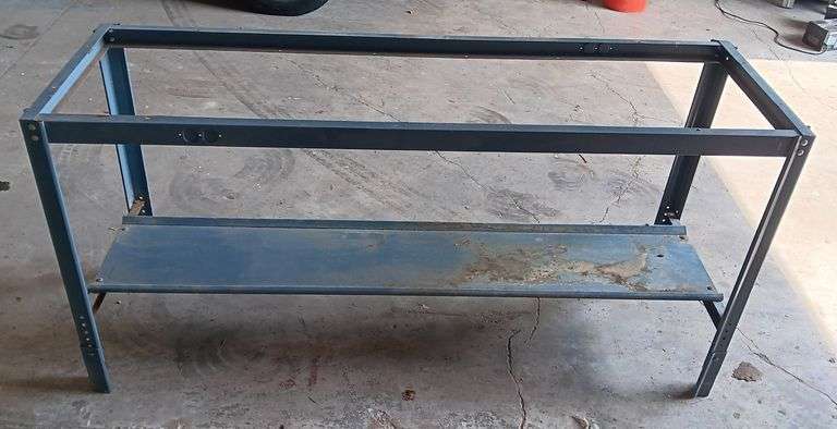 Metal Table Frame, 66-3/4"L x 20-1/2"W x 33H