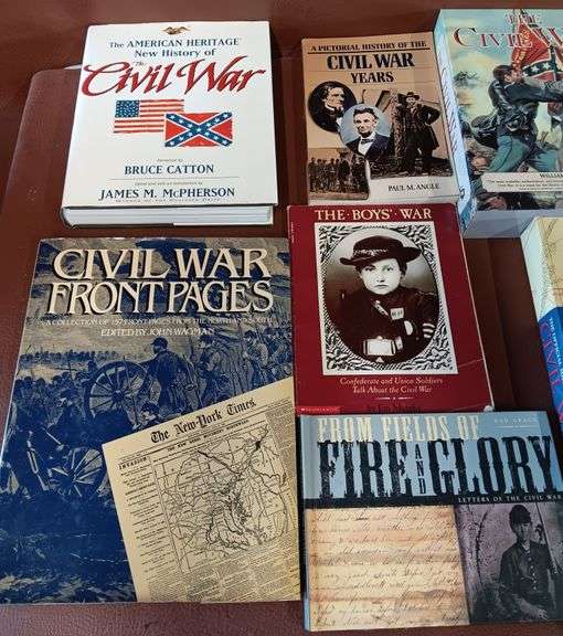 (16) War Books, Civil War, Pearl Harbor, WW2