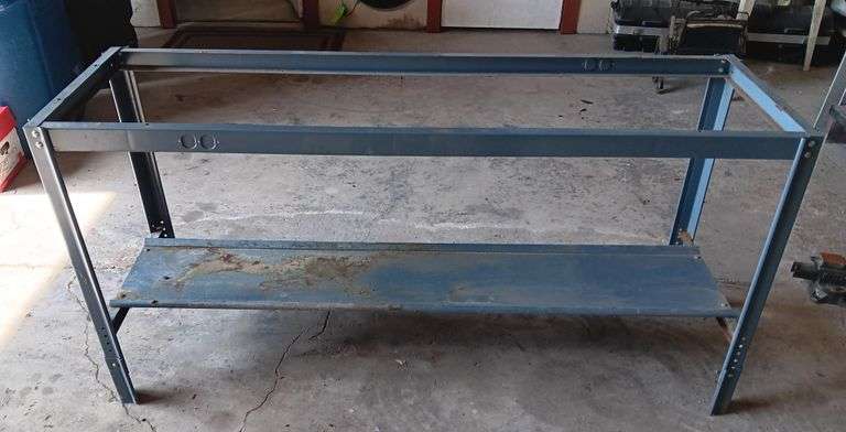 Metal Table Frame, 66-3/4"L x 20-1/2"W x 33H