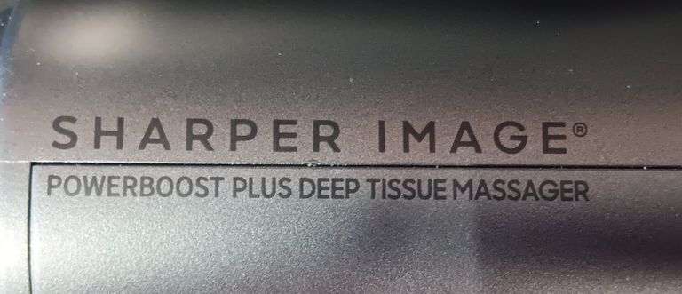 Sharper Image Deep Tissue Massager w/ Attachments & Case, Does Work