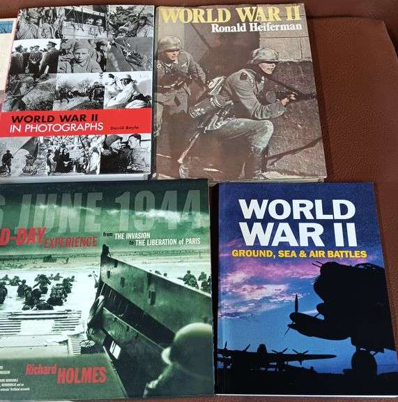 (16) War Books, Civil War, Pearl Harbor, WW2