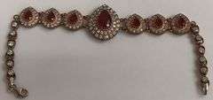 Sterling Silver 7.76ct Ruby Bracelet