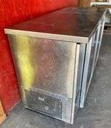 True Bar Refrigerator Model TBB-24-60G-S-LD, Does Work, Will Need To Be Recharged, (61"Lx24-1/2"Wx36"H)