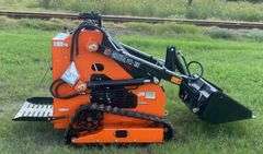 2024 New AGT Industrial YF2-380 1 Ton Mini Skid Steer Loader,  15hp,  Runs & Operates