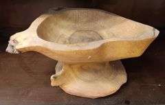 Hand Carved Burl Bowl