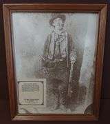 Framed Print of Billy The Kid (15-1/2"H x 12-1/2"W)