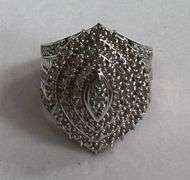 1ct Marquise Diamond Cluster Ring