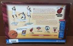 McFarland Toys NBA Mami Heat 3-Pack Action Figures of LeBron James, Dwyane Wade & Chris Bosh, In Original Package w/ NBA Hologram
