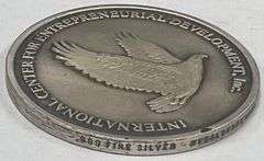 1oz "Embracing The Future 1999" .999 Fine Silver Coin