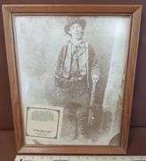 Framed Print of Billy The Kid (15-1/2"H x 12-1/2"W)