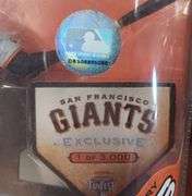 McFarland Toys MLB 2007 All Star Game Exclusive Barry Bonds #25 Action Figure In Original Package w/ MLB Hologram