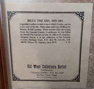 Framed Print of Billy The Kid (15-1/2"H x 12-1/2"W)