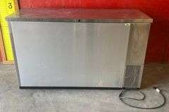 True Bar Refrigerator Model TBB-24-60G-S-LD, Does Work, Will Need To Be Recharged, (61"Lx24-1/2"Wx36"H)