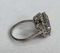 Sterling Silver 5.52ct Mystic Topaz Estate Dinner Ring