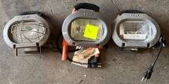 (3) HDX 250 Watt Portable Halogen Work Lights, All Do Work, 3 times the money