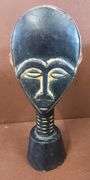 (6) African Mask, Statues & Mask Shaped Dish