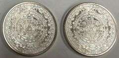 (2) 1 Troy Oz .999 Fine Silver Coins, 2 times the money