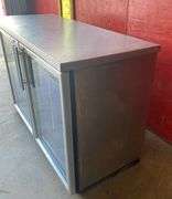 True Bar Refrigerator Model TBB-24-60G-S-LD, Does Work, (61"Lx24-1/2"Wx36"H)