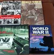 (16) War Books, Civil War, Pearl Harbor, WW2