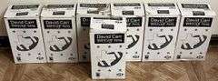 (7) David Carr Misc. Football Player Bobble Heads, 4 White & 3 Blue, All In Original Packaging