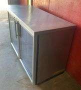 True Bar Refrigerator Model TBB-24-60G-S-LD, Does Work, Will Need To Be Recharged, (61"Lx24-1/2"Wx36"H)