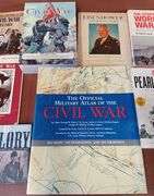 (16) War Books, Civil War, Pearl Harbor, WW2