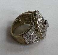 1ct Marquise Diamond Cluster Ring