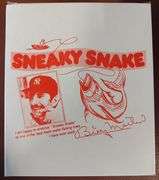 (12) Vintage Billy Martin "Sneaky Snake" Fishing Lures In Original Packaging
