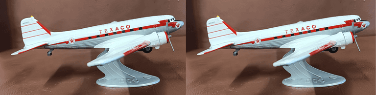(2) Wings of Texaco "Gooney Bird" Douglas DC-3C Die Cast Airplanes, Both In Original Boxes, 2 times the money