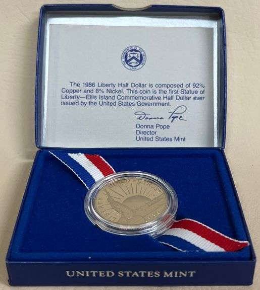 1986 Half Dollar Proof