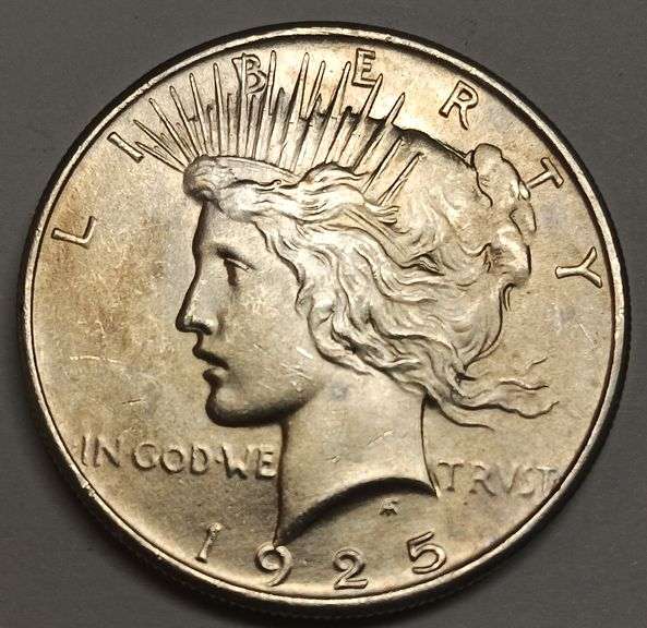 1925-P Peace Silver Dollar