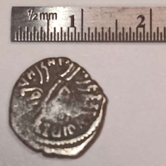 300-500 A.D. Silver Drachm Coin