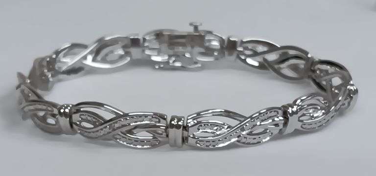 Infinity Style Tennis Bracelet