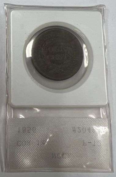 1856-P Coronet Large Cent, NCAA F-12