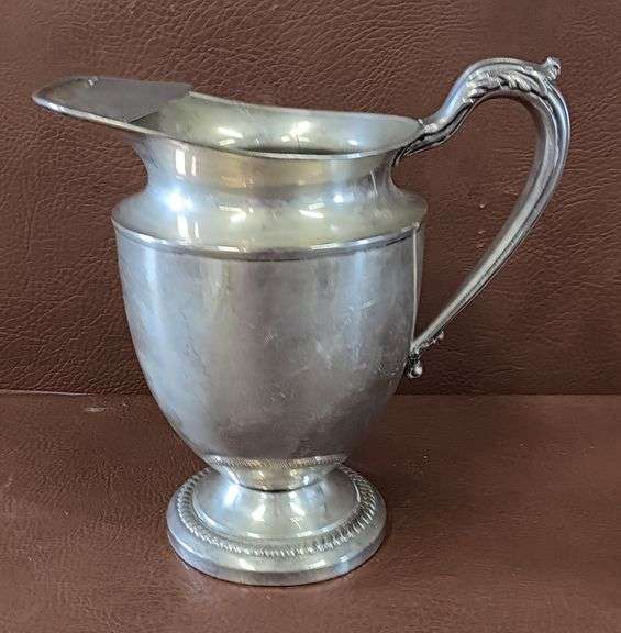 Vintage English Silver MFG Corp Silver Plated Water Pitcher