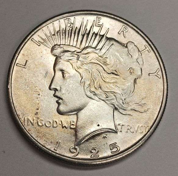 1925-P Peace Silver Dollar