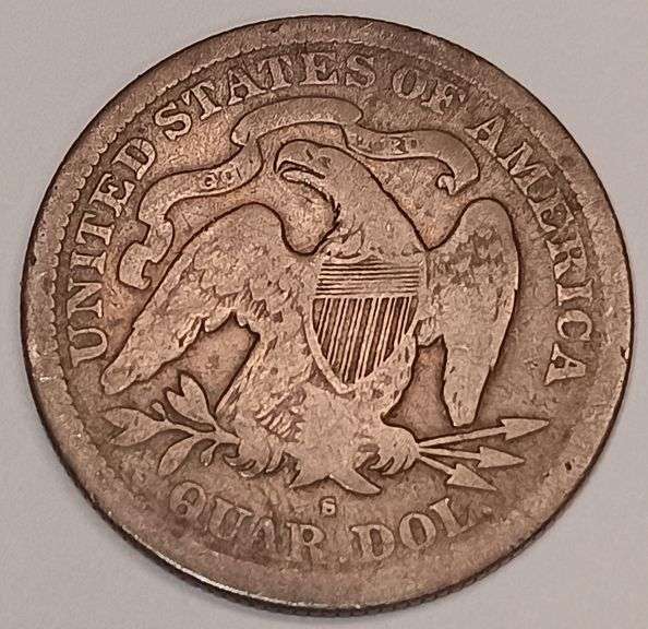 1876-S Sitting Liberty Quarter