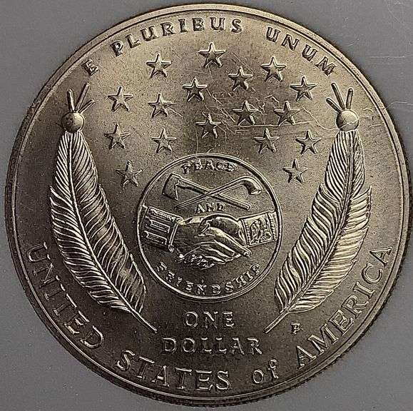 2004-P Lewis & Clark Bicentennial Commemorative Silver Dollar, PCI MS70