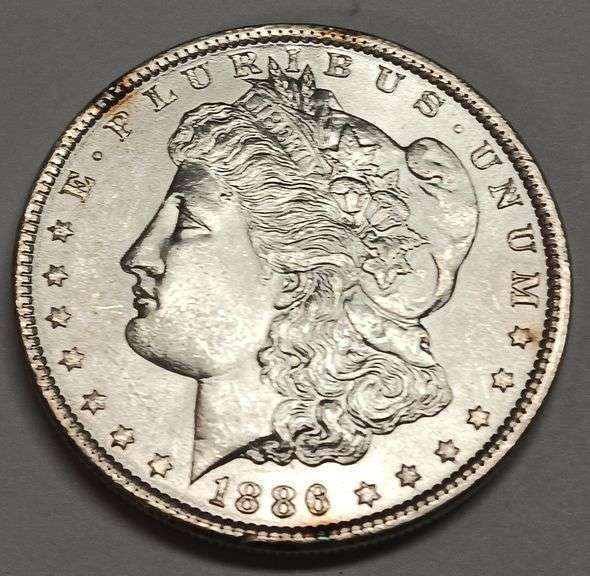 1886-P Morgan Silver Dollar