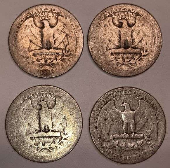 (4) Washington Quarters, 4 times the money