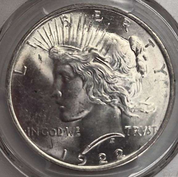 1922-P Peace Silver Dollar, PCGS MS63