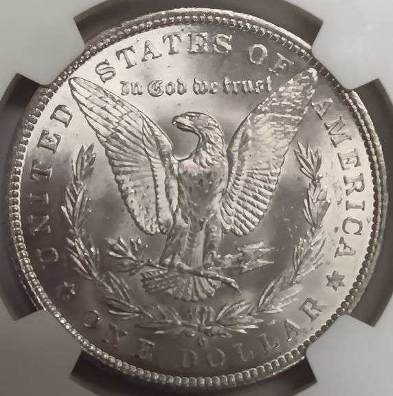1884-O Morgan Silver Dollar, NGC MS63