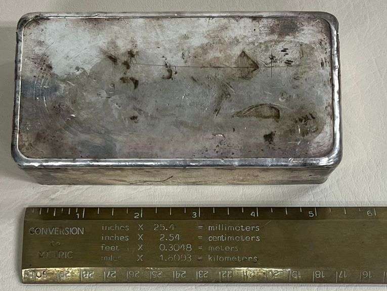 100 Troy Oz Royal Canadian Mint .999 Fine Silver Ingot