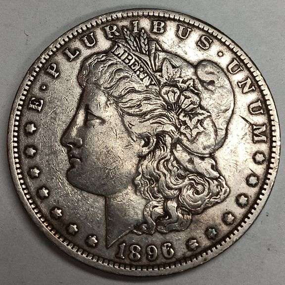 1896-O Morgan Silver Dollar