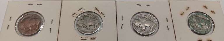 4) Buffalo Nickels, 1920-P, 1926-P, 1928-P & 1934-P, 4 times the money