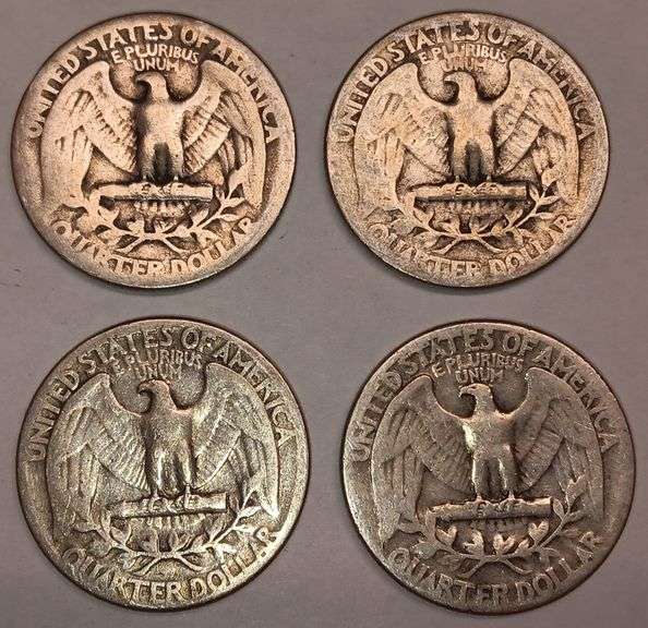 (4) Washington Quarters, 4 times the money
