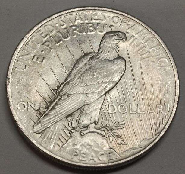 1924-P Peace Silver Dollar