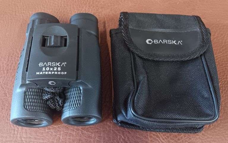 Glock 81 Field Knife, Barska 10x25 Waterproof Binoculars & Survival Kit In A Sardine Can