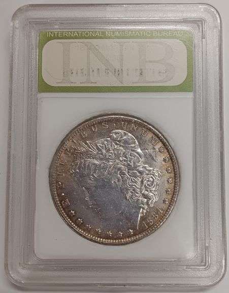 1884-O Morgan Silver Dollar, INB